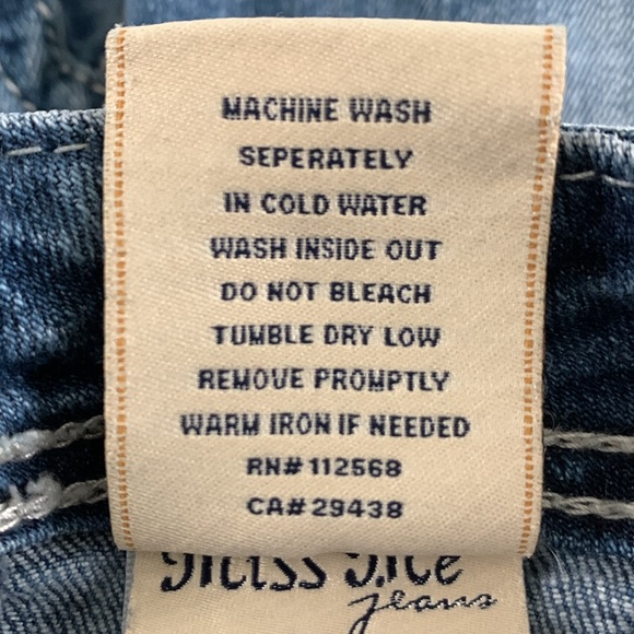 Miss Me Peace Sign #JP5356B Boot Jean - Picture 15 of 15